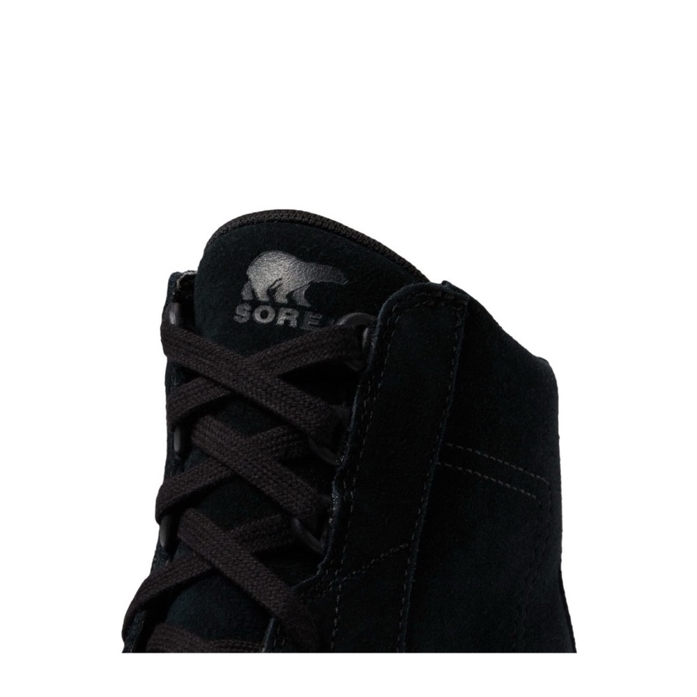 Sorel Women's Black Suede Out N’ About Wedge Bootie Size 8 - Picture 5 of 12